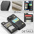 iPhone 15 Plus CaseMe C22 Card Slots Holder RFID Anti-theft Phone Case - Black iPhone 15 Plus CaseMe C22 Card Slots Holder RFID Anti-theft Phone Case - Black