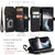 iPhone 15 Plus CaseMe C30 Multifunctional Leather Phone Case - Black