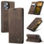 iPhone 15 Pro CaseMe 013 Multifunctional Horizontal Flip Leather Phone Case - Coffee