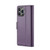 iPhone 15 Pro CaseMe 023 Butterfly Buckle Litchi Texture RFID Anti-theft Leather Phone Case - Pearly Purple