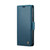iPhone 15 Pro Max CaseMe 023 Butterfly Buckle Litchi Texture RFID Anti-theft Leather Phone Case - Blue
