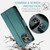 iPhone 15 Pro Max CaseMe 023 Butterfly Buckle Litchi Texture RFID Anti-theft Leather Phone Case - Pearly Blue