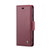 iPhone SE 2022/SE 2020/6/7/8 CaseMe 023 Butterfly Buckle Litchi Texture RFID Anti-theft Leather Phone Case - Wine Red
