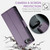 iPhone 6 Plus/7 Plus/8 Plus CaseMe 023 Butterfly Buckle Litchi Texture RFID Anti-theft Leather Phone Case - Pearly Purple