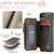 iPhone SE 2022 / SE 2020 / 7 / 8 CaseMe C20 Multifunctional RFID Leather Phone Case - Dark Coffee