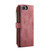 CaseMe-C30 PU + TPU Multifunctional Horizontal Flip Leather Case with Holder & Card Slot & Wallet & Zipper Pocket iPhone 8 Plus & 7 Plus & 6 Plus - Red