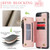 iPhone 7 Plus / 8 Plus CaseMe C20 Multifunctional RFID Leather Phone Case - Pink
