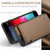 iPhone 8 Plus / 7 Plus CaseMe C22 Card Slots Holder RFID Anti-theft Phone Case - Brown