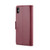 iPhone XS CaseMe 023 Butterfly Buckle Litchi Texture RFID Anti-theft Leather Phone Case - Wine Red