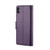 iPhone XS Max CaseMe 023 Butterfly Buckle Litchi Texture RFID Anti-theft Leather Phone Case - Pearly Purple