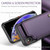 iPhone XS Max CaseMe C22 Card Slots Holder RFID Anti-theft Phone Case - Purple