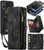 iPhone XS Max CaseMe Detachable Multifunctional Horizontal Flip Leather Case with Card Slot & Holder & Zipper Wallet & Photo Frame  - Black