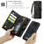 iPhone XS Max CaseMe Detachable Multifunctional Horizontal Flip Leather Case with Card Slot & Holder & Zipper Wallet & Photo Frame  - Black