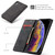 iPhone XS Max CaseMe-013 Multifunctional Retro Frosted Horizontal Flip Leather Case with Card Slot & Holder & Wallet - Black