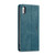 iPhone XS Max CaseMe-013 Multifunctional Retro Frosted Horizontal Flip Leather Case with Card Slot & Holder & Wallet - Blue