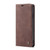 iPhone XS Max CaseMe-013 Multifunctional Retro Frosted Horizontal Flip Leather Case with Card Slot & Holder & Wallet - Coffee