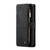 iPhone XS Max CaseMe-C30 PU + TPU Multifunctional Horizontal Flip Leather Case with Holder & Card Slot & Wallet & Zipper Pocket - Black