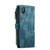 iPhone XS Max CaseMe-C30 PU + TPU Multifunctional Horizontal Flip Leather Case with Holder & Card Slot & Wallet & Zipper Pocket - Blue