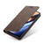 CaseMe-013 Multifunctional Horizontal Flip Leather Case with Card Slot & Holder OnePlus 7 - Coffee