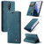 CaseMe-013 Multi-functional Retro Frosted Horizontal Flip Leather Case with Card Slot & Holder & Wallet OnePlus 7 Pro - Blue