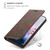 CaseMe-013 Multi-functional Retro Frosted Horizontal Flip Leather Case with Card Slot & Holder & Wallet OnePlus 7 Pro - Coffee