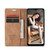 Samsung Galaxy A12 CaseMe 013 Multifunctional Horizontal Flip Leather Case with Holder & Card Slot & Wallet - Brown