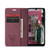 Samsung Galaxy A12 CaseMe 013 Multifunctional Horizontal Flip Leather Case with Holder & Card Slot & Wallet - Wine Red