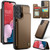 Samsung Galaxy A13 4G CaseMe C22 Card Slots Holder RFID Anti-theft Phone Case - Brown