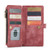 Samsung Galaxy A13 4G/A13 5G/A04S/A04/M13 5G CaseMe C30 Multifunctional Phone Leather Case - Red