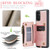 Samsung Galaxy A13 5G CaseMe C20 Multifunctional RFID Leather Phone Case - Pink