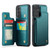 Samsung Galaxy A13 5G CaseMe C22 Card Slots Holder RFID Anti-theft Phone Case - Blue Green