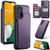 Samsung Galaxy A13 5G CaseMe C22 Card Slots Holder RFID Anti-theft Phone Case - Purple