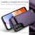 Samsung Galaxy A14 CaseMe C22 Card Slots Holder RFID Anti-theft Phone Case - Purple