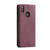 CaseMe-013 Multifunctional Retro Frosted Horizontal Flip Leather Case Galaxy A20 / A30, with Card Slot & Holder & Wallet  - Wine Red