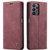 Samsung Galaxy A23 CaseMe 013 Multifunctional Horizontal Flip Leather Phone Case - Wine Red