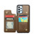 Samsung Galaxy A23 CaseMe C22 Card Slots Holder RFID Anti-theft Phone Case - Brown