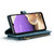 Samsung Galaxy A32 5G CaseMe-C30 Multifunctional Horizontal Flip PU + TPU Phone Case - Blue