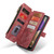 Samsung Galaxy A32 5G CaseMe-C30 Multifunctional Horizontal Flip PU + TPU Phone Case - Red