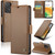Samsung Galaxy A33 5G CaseMe 023 Butterfly Buckle Litchi Texture RFID Anti-theft Leather Phone Case - Brown