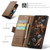 Samsung Galaxy A30s / A50s / A50 CaseMe 023 Butterfly Buckle Litchi Texture RFID Anti-theft Leather Phone Case - Brown