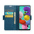 Samsung Galaxy A51 4G/M40s CaseMe 023 Butterfly Buckle Litchi Texture RFID Anti-theft Leather Phone Case - Blue