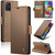 Samsung Galaxy A51 4G/M40s CaseMe 023 Butterfly Buckle Litchi Texture RFID Anti-theft Leather Phone Case - Brown