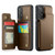 Samsung Galaxy A52 4G/5G/A52s 5G CaseMe C22 Card Slots Holder RFID Anti-theft Phone Case - Brown