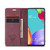 Samsung Galaxy A52 5G / 4G CaseMe 013 Multifunctional Horizontal Flip Leather Case with Holder & Card Slot & Wallet - Wine Red