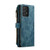 Samsung Galaxy A52 5G / 4G CaseMe-C30 PU + TPU Multifunctional Horizontal Flip Leather Case with Holder & Card Slot & Wallet & Zipper Pocket - Blue
