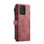 Samsung Galaxy A52 5G / 4G CaseMe-C30 PU + TPU Multifunctional Horizontal Flip Leather Case with Holder & Card Slot & Wallet & Zipper Pocket - Red