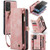 Samsung Galaxy A53 5G CaseMe-008 Detachable Multifunctional Horizontal Flip Leather Case  - Pink