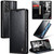 Samsung Galaxy A53 CaseMe 003 Crazy Horse Texture Leather Phone Case - Black