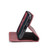 Samsung Galaxy A54 CaseMe 013 Multifunctional Horizontal Flip Leather Phone Case - Wine Red