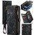 CasSamsung Galaxy Note10 CaseMe-008 Detachable Multifunctional Flip Leather Phone Case - Black
